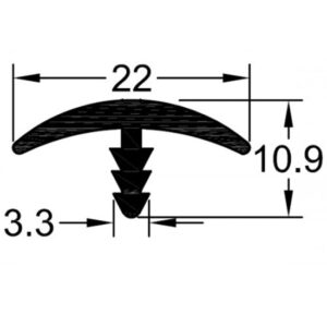 22mm “T” Edging