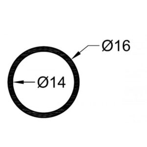 Hose Inside Ø 14mm Outside Ø 16mm