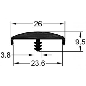 Lipped “T” Edging 24mm Board