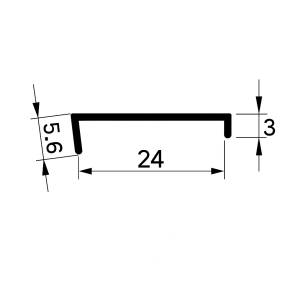 23.7mm cabinet insert